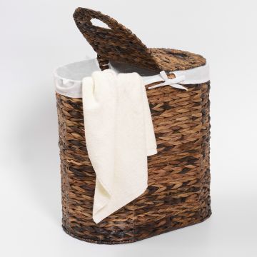 Плетеная корзина для белья Wasserkraft (Васеркрафт) Dill WB-611-L темно-коричневый