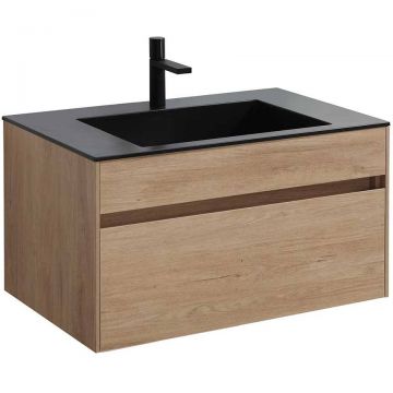 База под раковину Vincea (Винчея) Chiara VMC-2C800NO подвесная 1 выкатной ящик soft close N.Oak