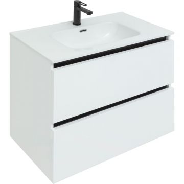 Раковина для тумбы Aquanet Flat 80, цвет Белый 00254364