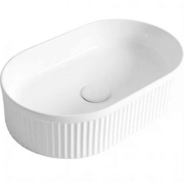 Керамическая раковина BelBagno (Бельбагно) накладная, овальная, BB1497, 500x320x120 цвет белый