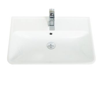 Раковина керамическая BelBagno (Бельбагно) 19050 500х415х160 Полувстраиваемая/подвесная, цвет белый