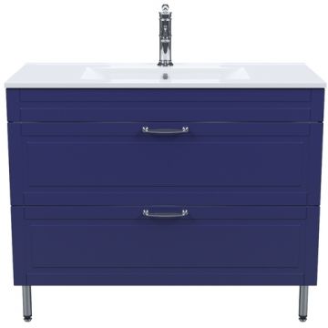 Тумба с умывальником Iddis (Иддис) Oxford напольная 100 см синий OXF10N1i95K подходит умыв. 0131000i28