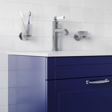 Тумба с умывальником Iddis (Иддис) Oxford напольная 60 см синий OXF60N0i95K подходит умыв. 0136000i28