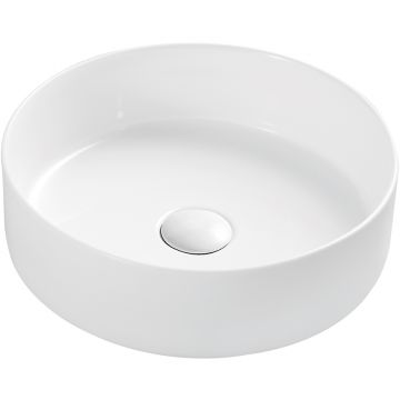 Раковина накладная Azario (Азарио) круглая, 120х355х355 мм, цвет белый глянец AZ-3134