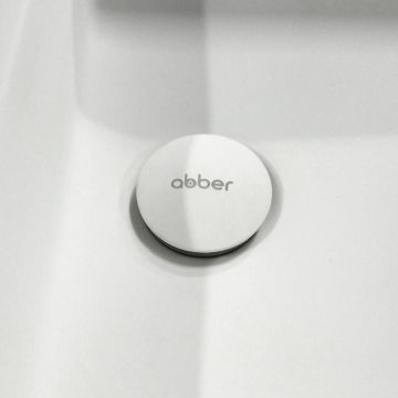 Раковина подвесная Abber Stein белая матовая 800х360х120 мм AS2648