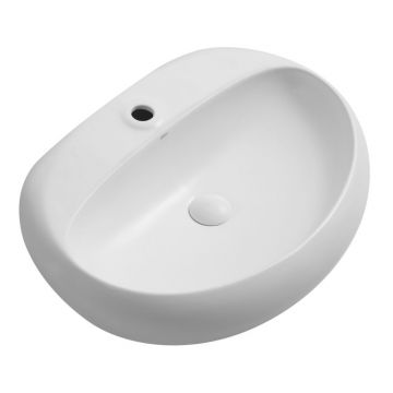 Раковина накладная Abber (Аббер) Bequem белая матовая 640х440х150 мм AC2112MW