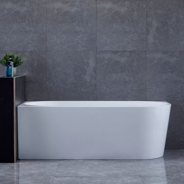 Ванна акриловая Vincea (Винчея) VBT-402-1500L 1500х750х580, цвет белый, слив-перелив в комплекте, левая, (без монтажного комплекта/ножек)