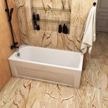 Акриловая ванна Timo MIKA1670 (1600х700х580) цвет белый