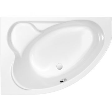 Ванна акриловая асимметричная Cersanit Kaliope 150х100 белая, левая (63441), (без монтажного комплекта/ножек)