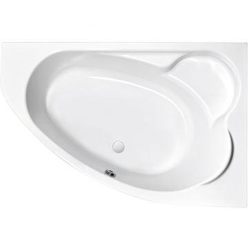 Ванна акриловая асимметричная Cersanit Kaliope 170х110 белая, правая (63343), (без монтажного комплекта/ножек)