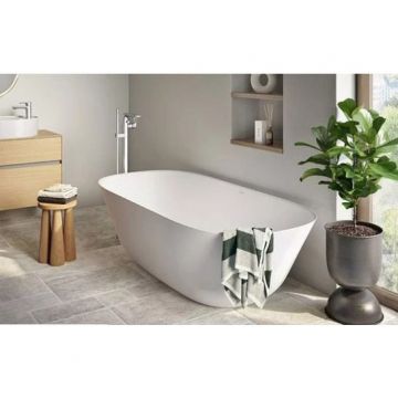 Ванна прямоугольная Villeroy and Boch (Виллерой энд Боч) Squaro Edge 12 материал Quaryl 1800х800х450 мм белая, (без монтажного комплекта/ножек)