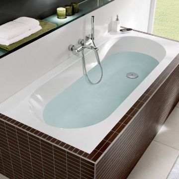 Ванна прямоугольная Villeroy&Boch Oberon материал Quaryl 1700х750х450 мм белая, (без монтажного комплекта/ножек)