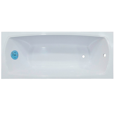 Ванна из литьевого мрамора прямоугольная Marmo Bagno (Мармо Багно) Элза 1800х750 мм белая (MB-Э180-75), (с монтажным комплектом/ножками)