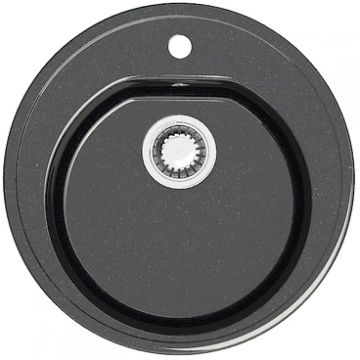 Мойка кухонная округлая Marrbaxx (Марбакс) Черая Z3 черный (Z003Q004)