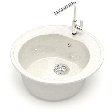 Мойка кухонная округлая Marrbaxx (Марбакс) Черая Z3 хлопок (Z003Q007)