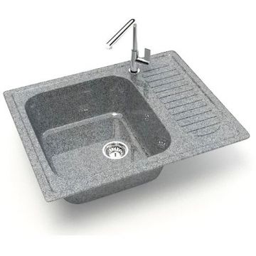 Мойка кухонная прямоугольная Marrbaxx (Марбакс) Арлин Z15 тмно-серый (Z015Q008)