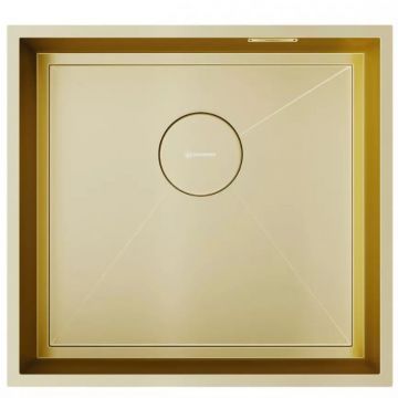 Мойка кухонная прямоугольная Omoikiri Kasen 48-26-LG светлое золото (4997057)