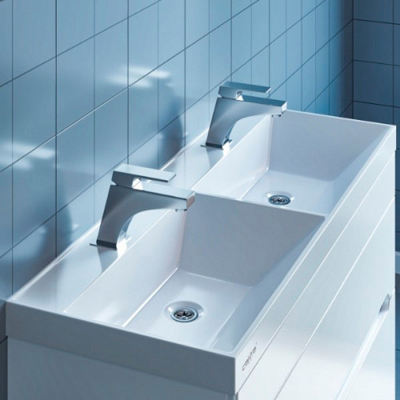 Раковина с двойной чашей Санта (Santa) Юпитер (Юпитер100) 100 см