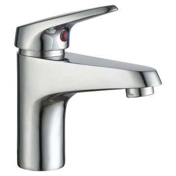 Смеситель для раковины AQUANET (АКВАНЕТ) Round Handle хром (SD90703)