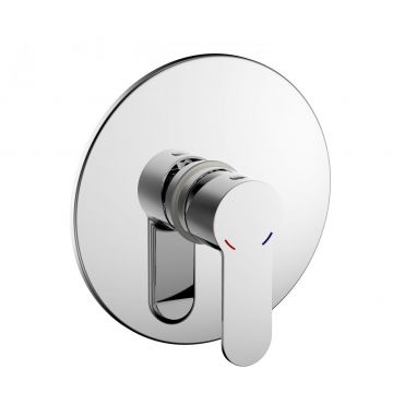 Смеситель для душа встраиваемый на 1 потока Bravat (Брават) New Moon PB839103CP-RUS, хром