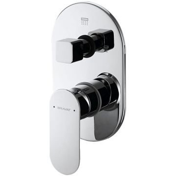 Смеситель для душа встраиваемый на 3 потока Bravat (Брават) Gina P69194C-ENG, хром