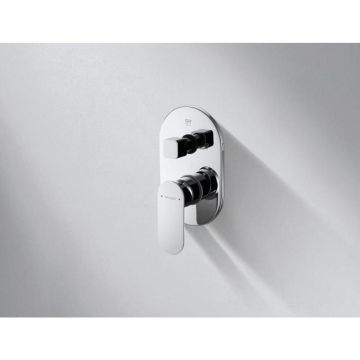 Смеситель для душа встраиваемый на 3 потока Bravat (Брават) Gina P69194C-ENG, хром