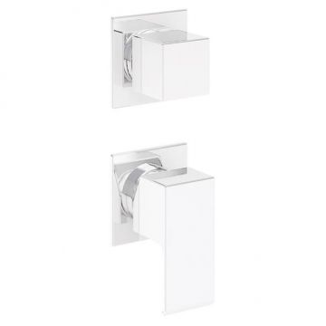 Смеситель для душа встраиваемый Cezares (Цезарис) Porta белый матовый (PORTA-VDIM3-M-BIO)