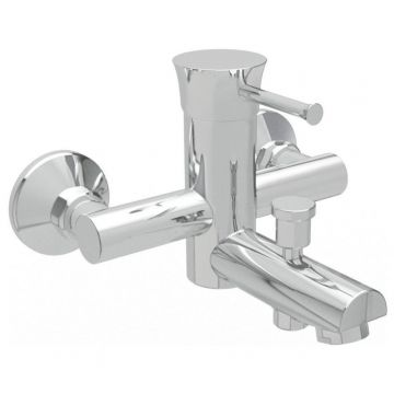 Смеситель для ванны и душа Cezares (Цезарис) Positano хром, ручки хром (POSITANO-VM-01)