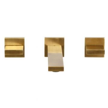 Смеситель для раковины встраиваемый Cezares Unika золото (UNIKA-BLI3-03/24)