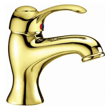 Смеситель для раковин Cezares (Цезарис) Lira золото (LIRA-C-LS1-03)