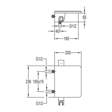 Смеситель для ванны, для душа Cezares (Цезарис) Cascado хром (CASCADO-F-VD-01)