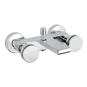 Смеситель для ванны, для душа Cezares (Цезарис) Flat хром (FLAT-V-01)