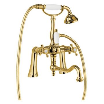 Смеситель для ванны Cezares (Цезарис) Golf золото (GOLF-PBV2-03/24-Bi)