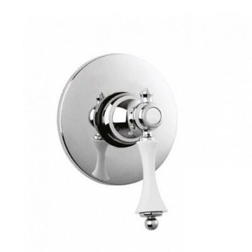 Смеситель для душа Cezares (Цезарис) Margot встраиваемый Bianco Lucido Cromo (MARGOT-DIM-BLC)