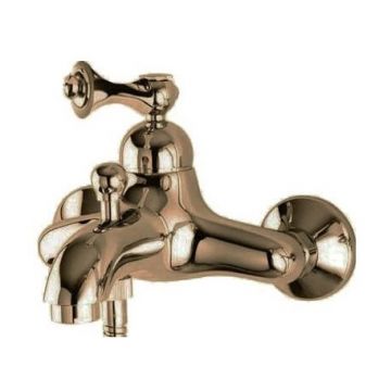 Смеситель для ванны и душа Cezares (Цезарис) Margot бронза, ручка бронза (MARGOT-VM-02-M)