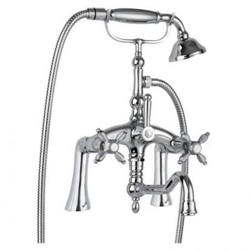 Смеситель на борт ванны Cezares (Цезарис) Nostalgia хром (NOSTALGIA-PBV2-01-M)