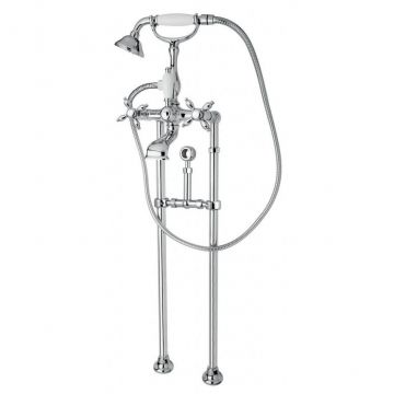 Напольный смеситель для ванны Cezares (Цезарис) Nostalgia хром (NOSTALGIA-VDPS-01-Bi)