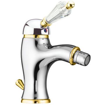 Смеситель для биде Fiore (Фиоре) Imperial-Sky (Swarovski) 82CO5321, хром/золото