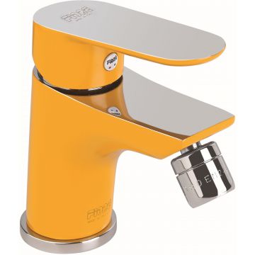 Смеситель для биде Fiore (Фиоре) Kevon Chic 81YX8130, хром/желтый