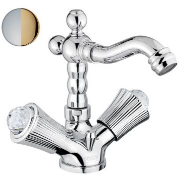 Смеситель для биде Fiore (Фиоре) Venere Sky (Swarovski) 13ZZ0635, хром/золото