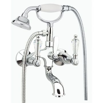 Смеситель для ванны Fiore (Фиоре) Gioielli (Swarovski) 08CR0600, хром