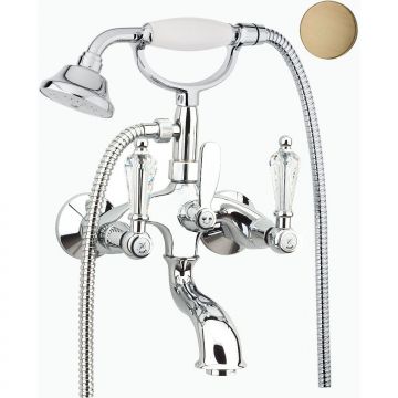 Смеситель для ванны Fiore (Фиоре) Gioielli (Swarovski) 08ZZ0600, золото