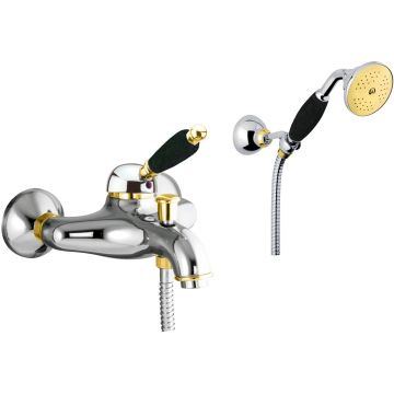 Смеситель для ванны Fiore (Фиоре) Imperial Black 89CO5104, хром/золото