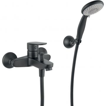 Смеситель для ванны Fiore (Фиоре) Kevon Black Matt 81NN8150, черный