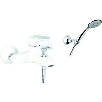 Смеситель для ванны Fiore (Фиоре) Kevon Chic 81WX8150, хром/белый