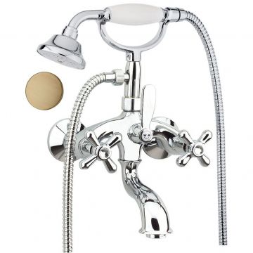 Смеситель для ванны Fiore (Фиоре) Margot Sky (Swarovski) 01ZZ0600, бронза