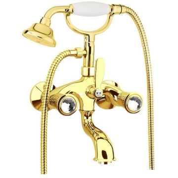 Смеситель для ванны Fiore Venere Sky (Swarovski) 13OO0600, золото