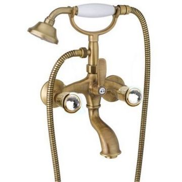 Смеситель для ванны Fiore (Фиоре) Venere Sky (Swarovski) 13ZZ0600, золото