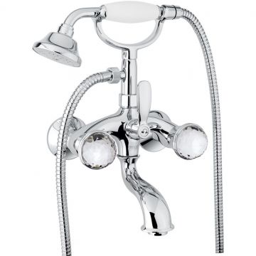 Смеситель для ванны Fiore (Фиоре) Xt Sky (Swarovski) 17CR0600, хром