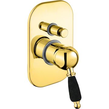 Смеситель для душа Fiore (Фиоре) Imperial Black 89OO5134, золото